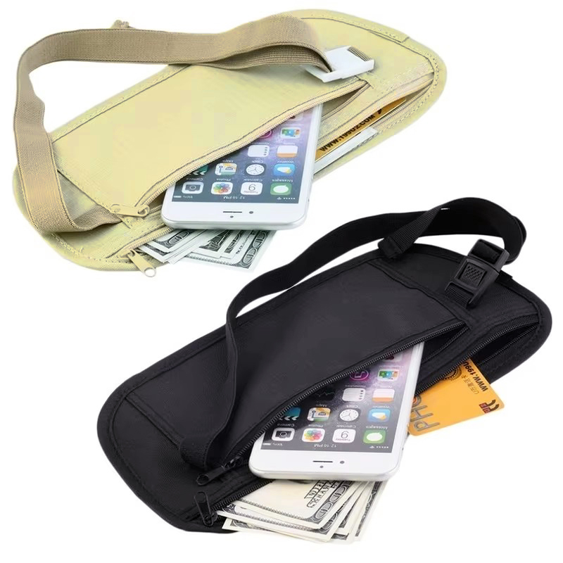 Mountain Biking Waist Pack - Invisible Travel Waist Packs Pouch for