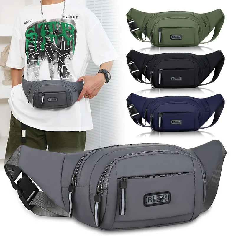 Mountain Biking Waist Pack - Men Canvas Fanny Waist Packs Unisex