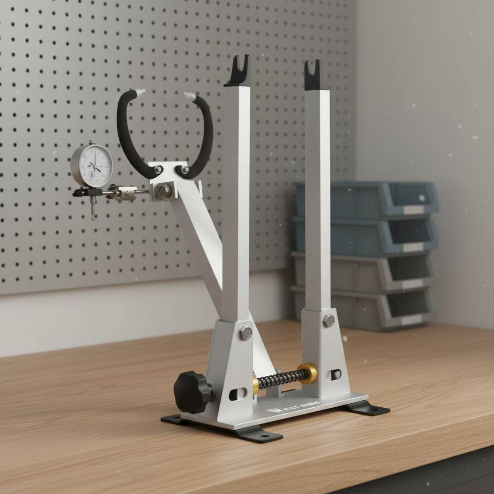 Mountain Biking Gear - Two-Wheeler Wheel Truing Stand Adjustable Width