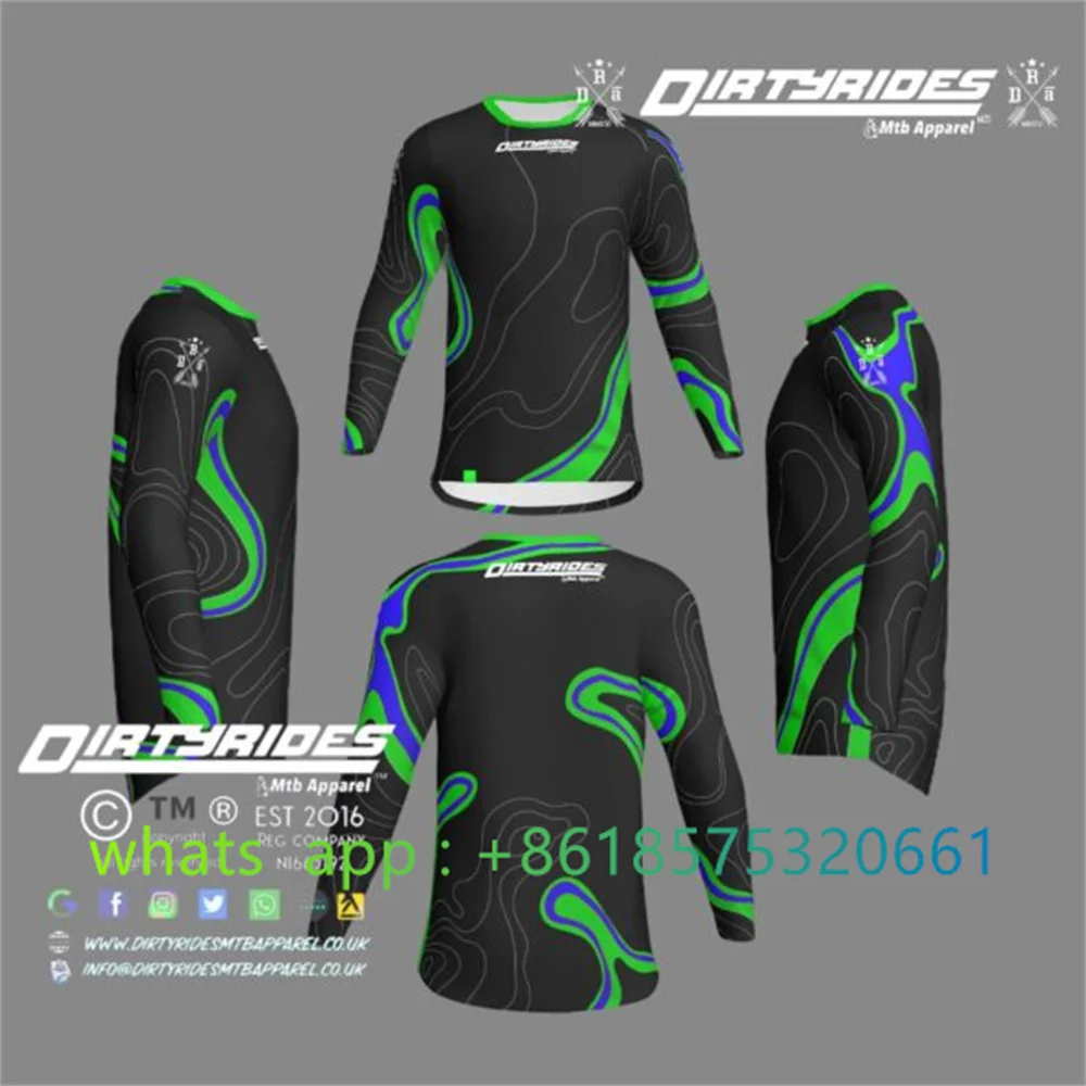 Enduro Moto Bicycle Jersey Sle - Mountain Biking Gear For Men ulasan dan harga