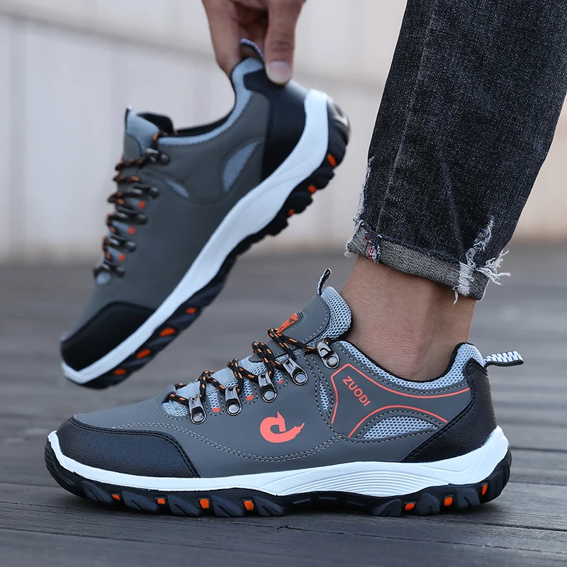 Hiking Boots Men's Black Sneak - Men'S Mountain Biking Shoes ulasan dan harga