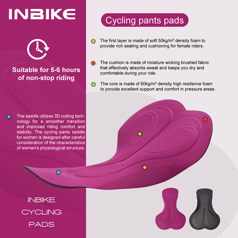 INBIKE Women's Bike Shorts Pad - Mountain Biking Body Armour ulasan dan harga