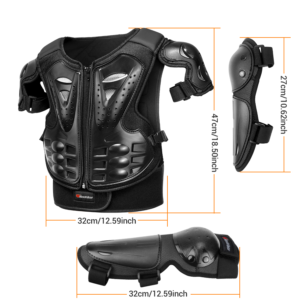 Kid's Motorcycle Armor Chest V - Mountain Biking Body Armour ulasan dan harga