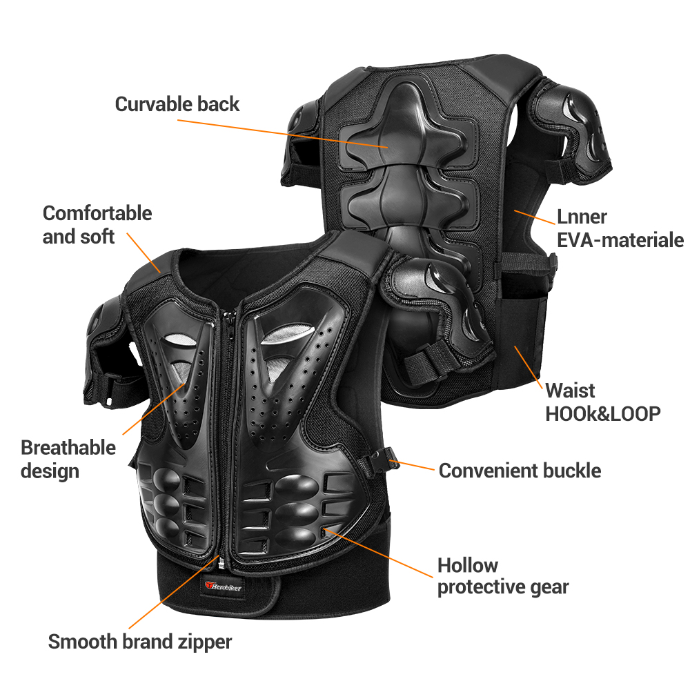 Kid's Motorcycle Armor Chest V - Mountain Biking Body Armour ulasan dan harga