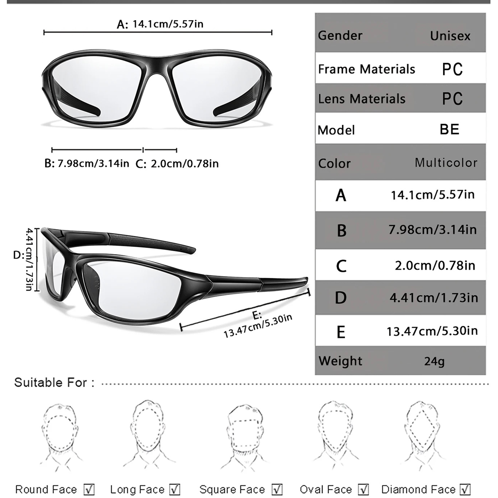 Photochromic Cycling Glasses B - Mountain Biking Sunglasses ulasan dan harga
