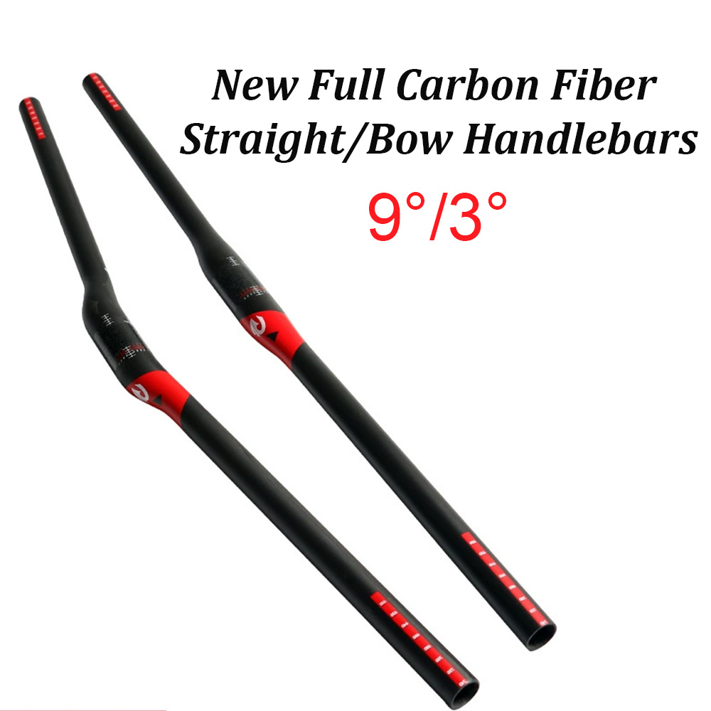 Carbon Mountain Bike Handlebar - Mountain Biking Competition ulasan dan harga