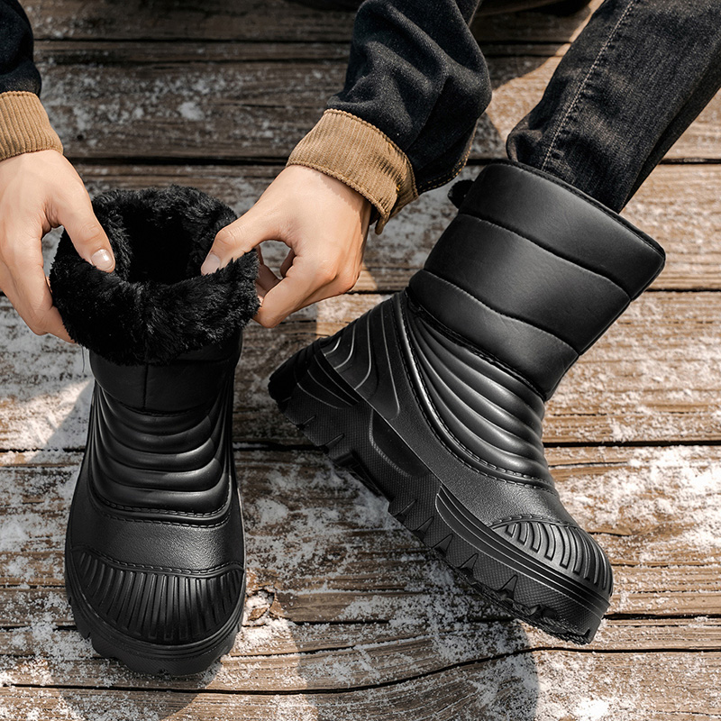 New men's winter snow boots th - Men'S Mountain Biking Shoes ulasan dan harga