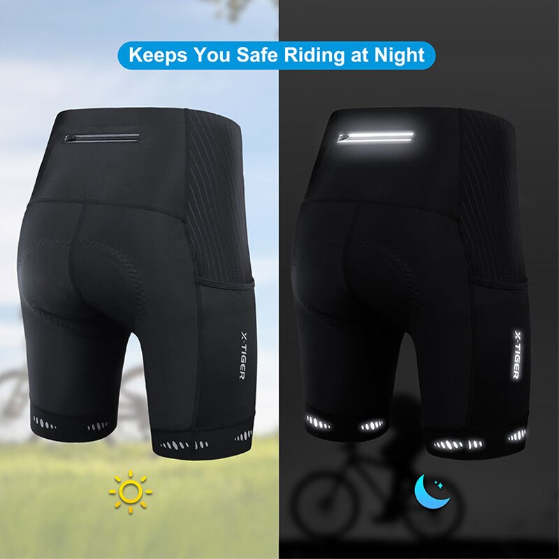 X-TIGER Men Cycling Shorts wit - Mountain Biking Body Armour ulasan dan harga