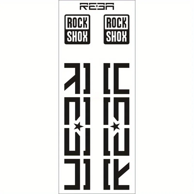 ROCKSHOX REBA Fork Decal Set W - Mountain Biking Body Armour ulasan dan harga