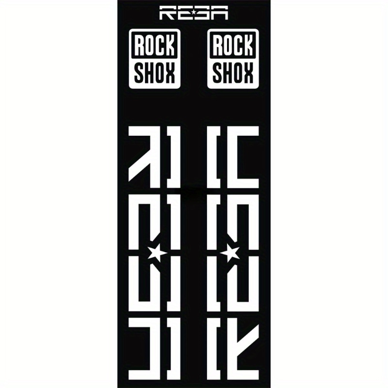 ROCKSHOX REBA Fork Decal Set W - Mountain Biking Body Armour ulasan dan harga