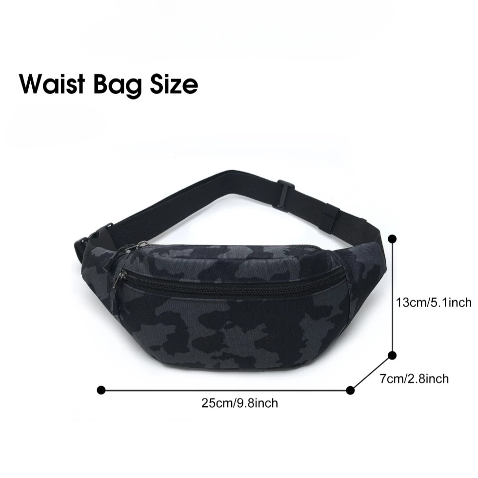 Men's Crossbody Waist Bag Mult - Mountain Biking Waist Pack ulasan dan harga