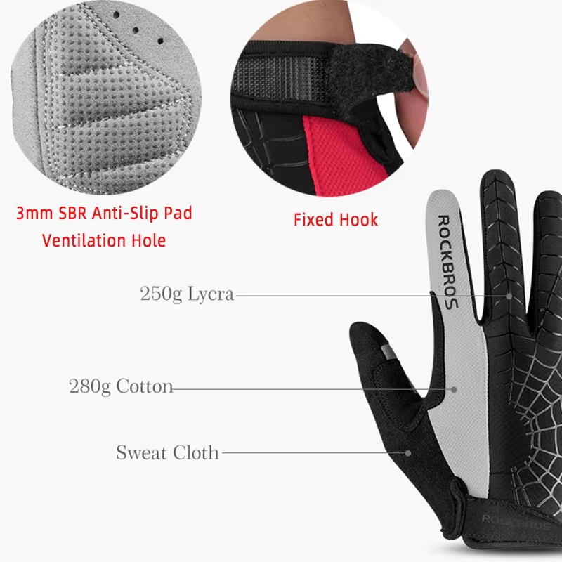 ROCKBROS Spring Cycling Gloves - Mountain Biking Gear For Men ulasan dan harga
