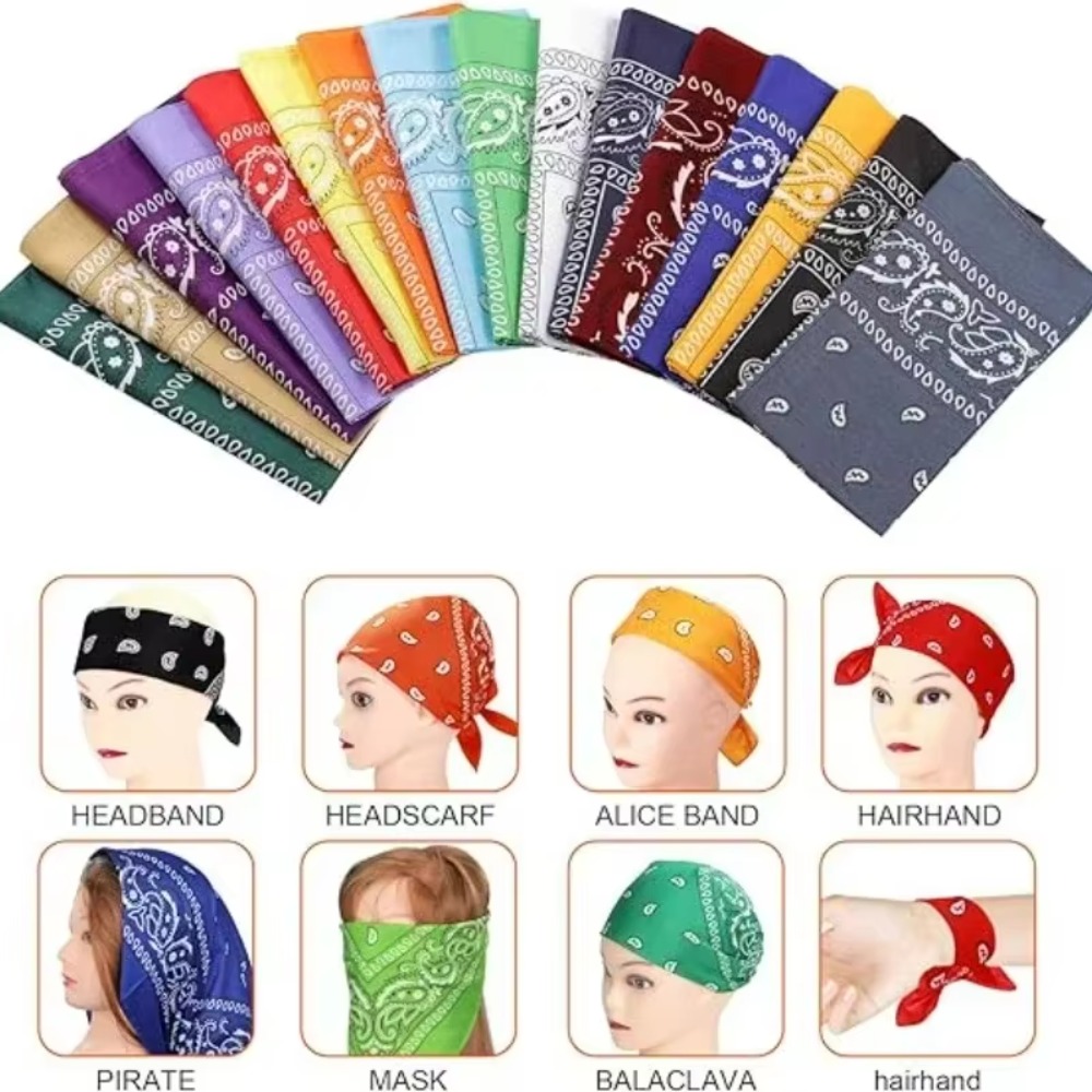Hip Hop Cotton Bandana Square  - Men'S Mountain Biking Shoes ulasan dan harga