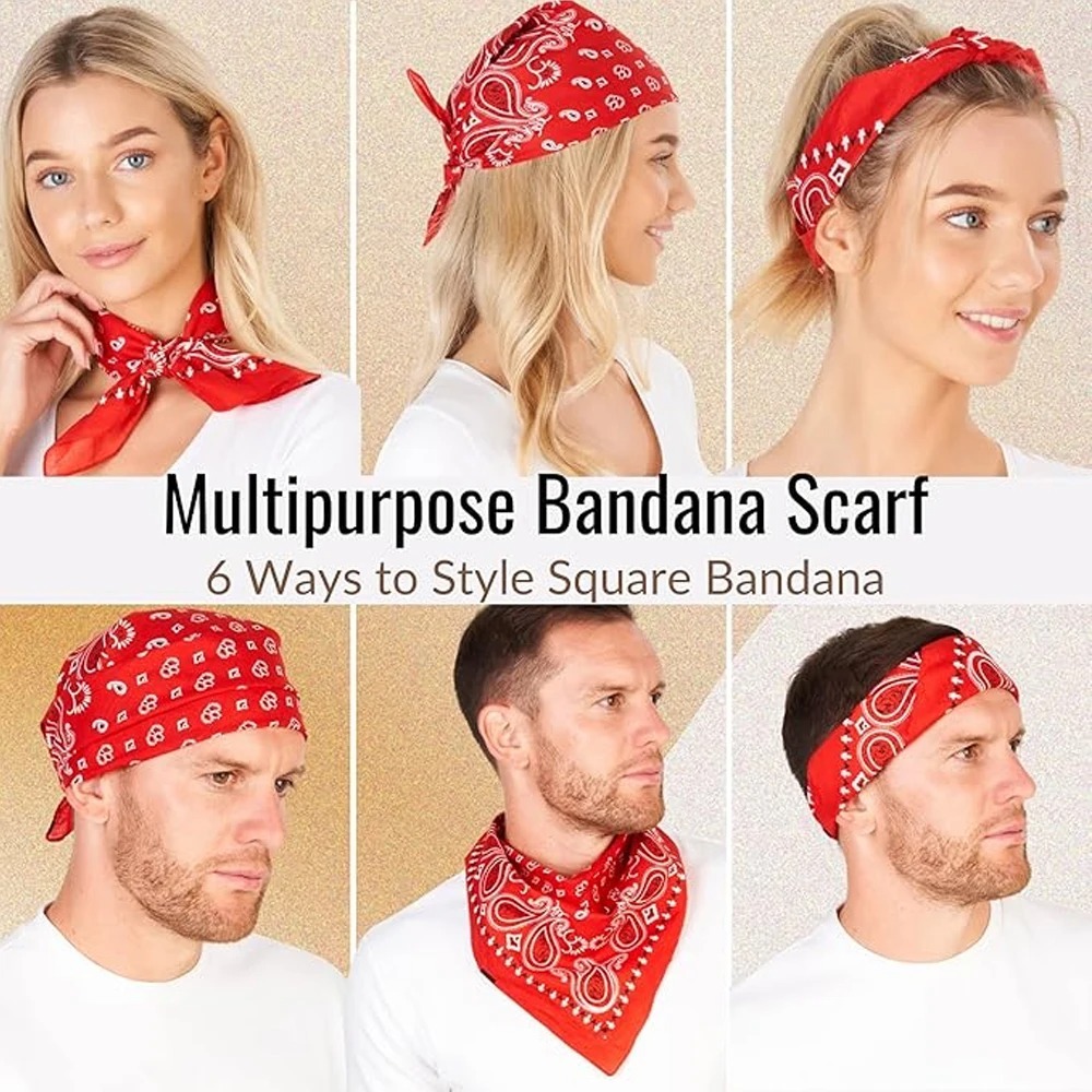 Hip Hop Cotton Bandana Square  - Men'S Mountain Biking Shoes ulasan dan harga
