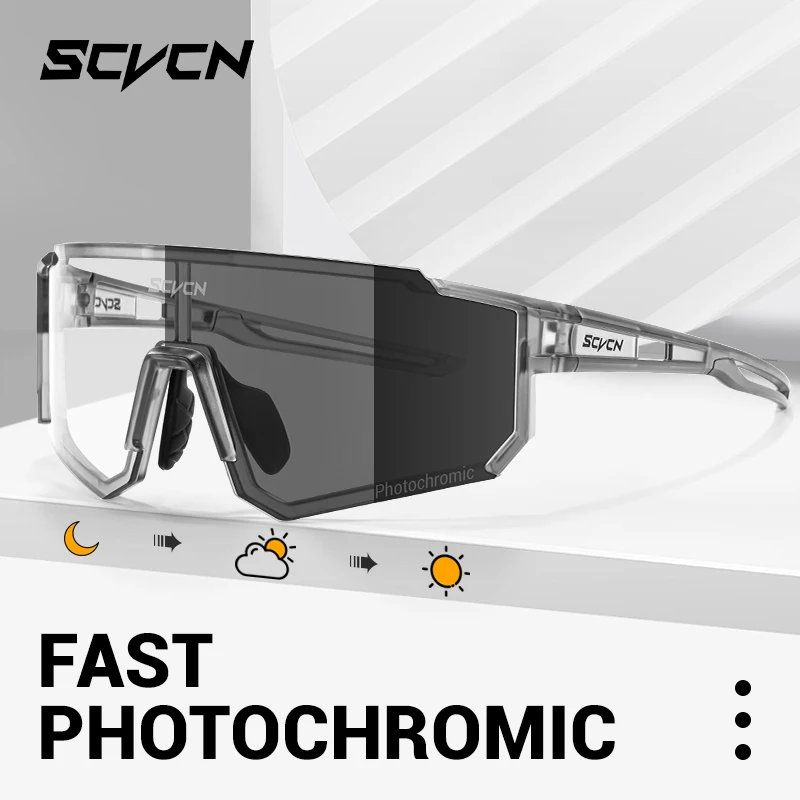 SCVCN New Outdoor Photochromic - Mountain Biking Sunglasses ulasan dan harga