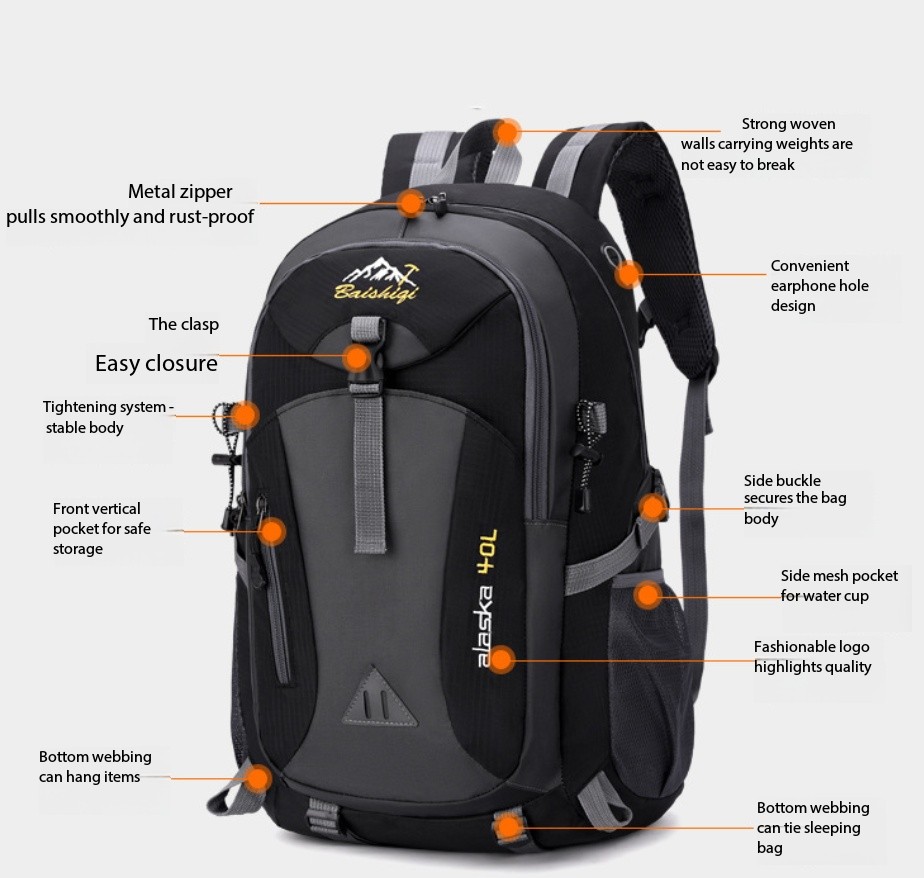 Outdoor Sports Backpack Water- - Men'S Mountain Biking Shoes ulasan dan harga