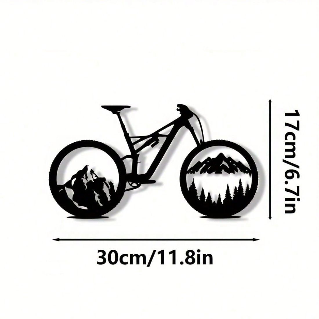 Black Metal Mountain Bike Tire - Mountain Biking Gifts ulasan dan harga